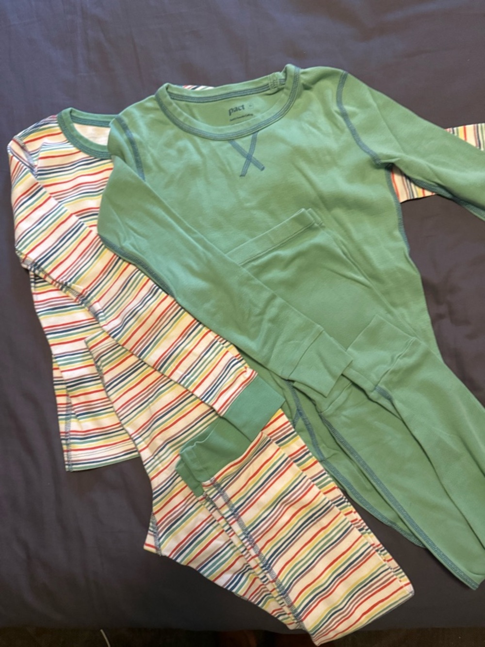 Pact Organic Cotton Kids Pajama Sets. 2 pack.